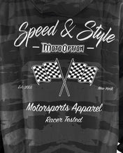 Load image into Gallery viewer, Speed and Style Windbreaker Jacket - Black Camo
