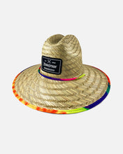 Load image into Gallery viewer, YOUTH - TIE DYE STRAW HAT
