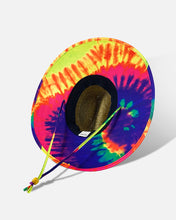 Load image into Gallery viewer, YOUTH - TIE DYE STRAW HAT
