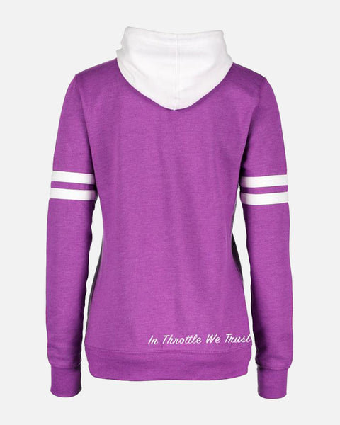 WOMENS VARSITY HOODIE - MAGENTA