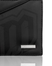 Load image into Gallery viewer, GHOSTED BI-FOLD LEATHER WALLET - BLACK
