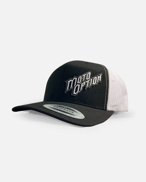 SKEW TRUCKER HAT - BLACK