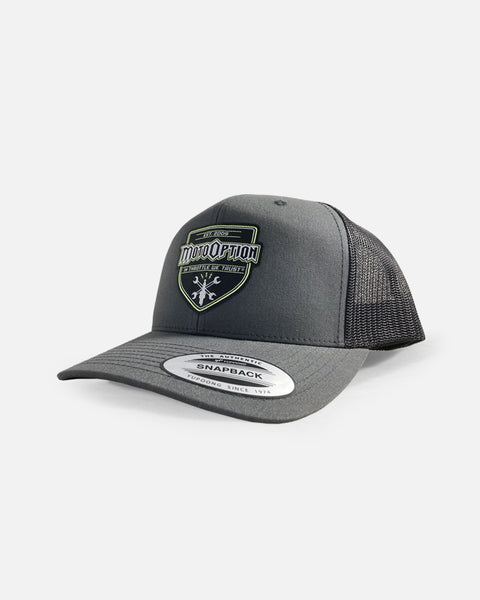Neon Spark Trucker Hat - Charcoal