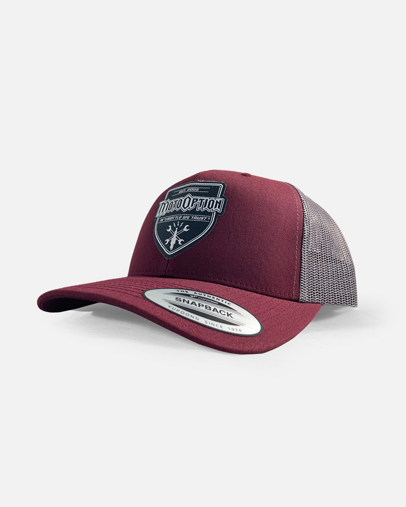 SPARK TRUCKER HAT - MAROON