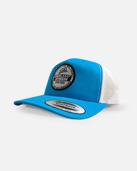 RACE DIVISION TRUCKER HAT - TURQUOISE