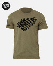 Load image into Gallery viewer, MENS WAVE THE FLAG - HEATHER OLIVE
