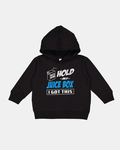 Toddler Hold My Juice Box Hoodie - Black