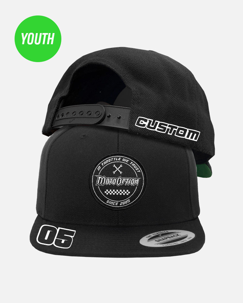 YOUTH MECHANIC PERSONALIZED SNAPBACK HAT